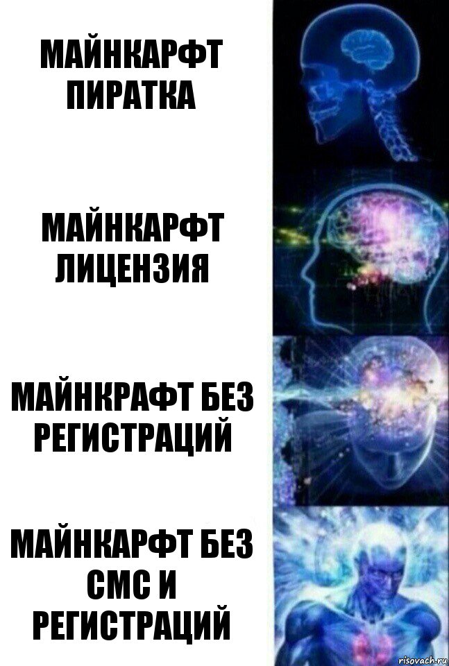 майнкарфт пиратка майнкарфт лицензия Майнкрафт без регистраций майнкарфт без смс и регистраций, Комикс  Сверхразум