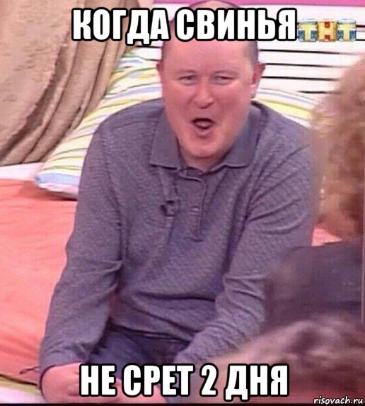 когда свинья не срет 2 дня, Мем  Должанский