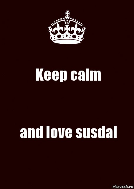 Keep calm and love susdal, Комикс keep calm