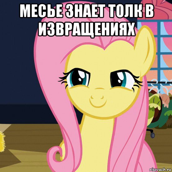 месье знает толк в извращениях , Мем  Mem Fluttershy