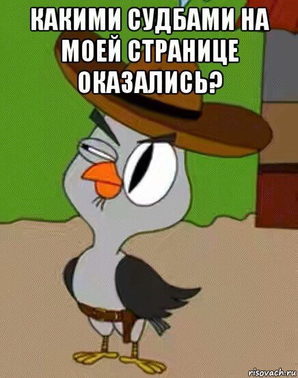 какими судбами на моей странице оказались? , Мем    Упоротая сова