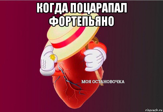 когда поцарапал фортепьяно , Мем   Моя остановочка