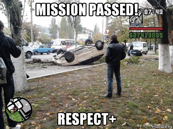 mission passed! respect+