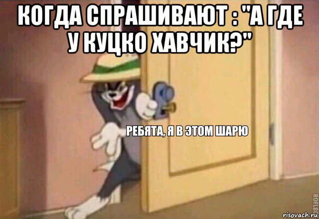 когда спрашивают : "а где у куцко хавчик?" , Мем    Ребята я в этом шарю