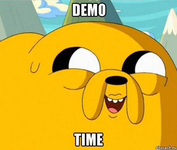 demo time, Мем  Adventure time