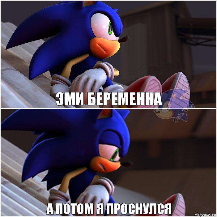 Эми беременна а потом я проснулся, Комикс Sonic 1