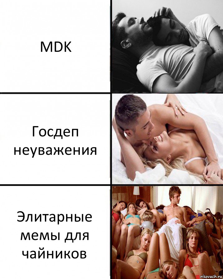 MDK Госдеп неуважения Элитарные мемы для чайников