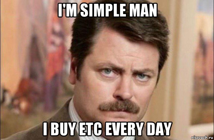 i'm simple man i buy etc every day, Мем  Я человек простой