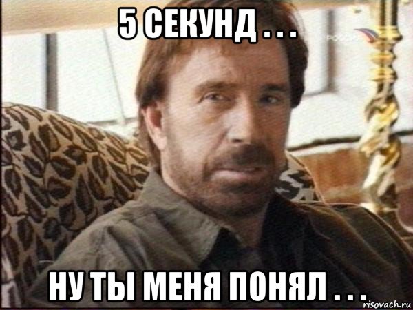 5 секунд . . . ну ты меня понял . . ., Мем чак норрис