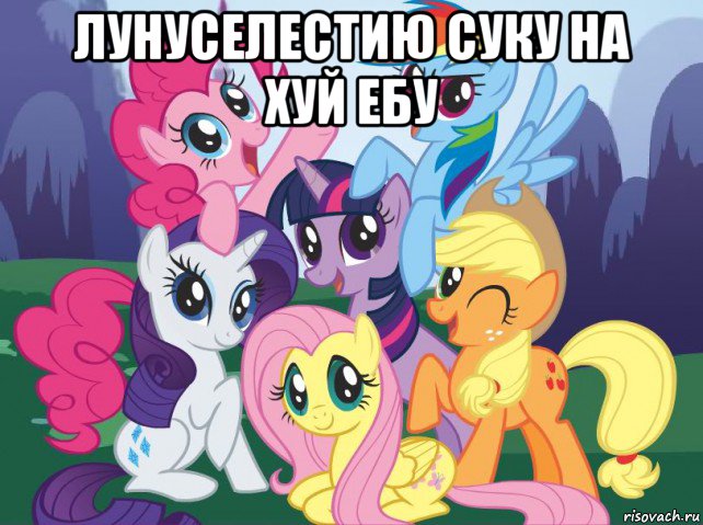 лунуселестию суку на хуй ебу , Мем My little pony