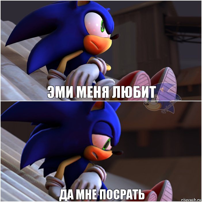 эми меня любит да мне посрать, Комикс Sonic 1