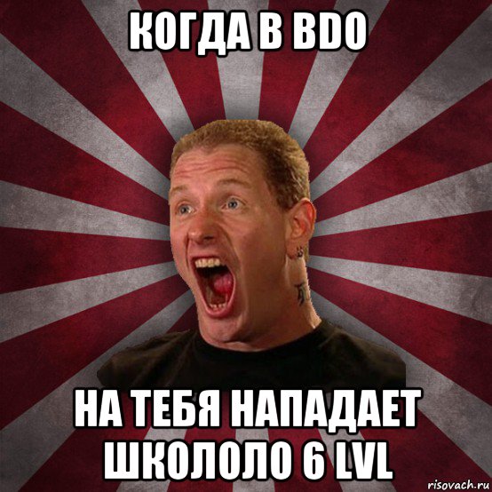 когда в bdo на тебя нападает школоло 6 lvl