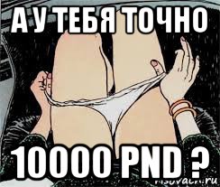 а у тебя точно 10000 pnd ?, Мем Трусы снимает