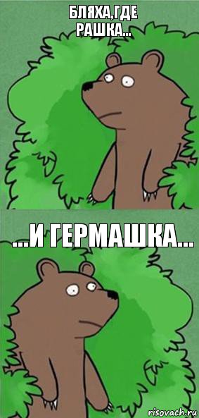 Бляха,Где Рашка... ...И Гермашка..., Комикс блять где шлюха