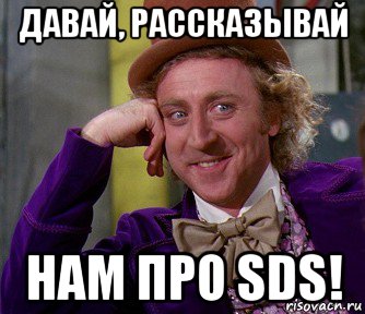 давай, рассказывай нам про sds!, Мем мое лицо