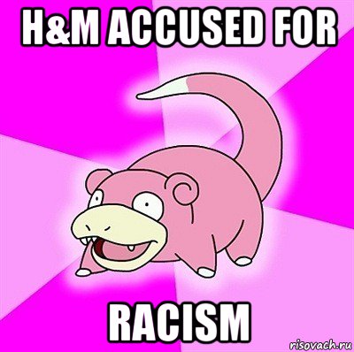 h&m accused for racism