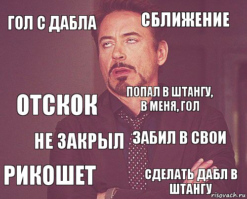 гол с дабла сближение отскок рикошет забил в свои попал в штангу, в меня, гол не закрыл сделать дабл в штангу  , Комикс мое лицо