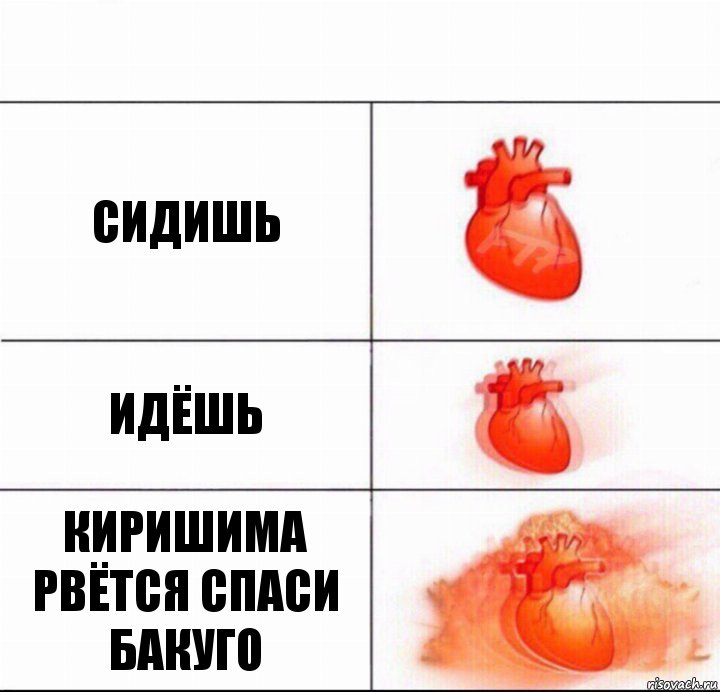 сидишь идёшь киришима рвётся спаси бакуго, Комикс  Расширяюшее сердце