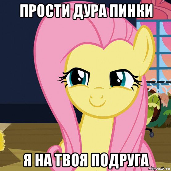 прости дура пинки я на твоя подруга, Мем  Mem Fluttershy