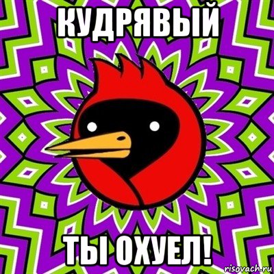 кудрявый ты охуел!, Мем Омская птица