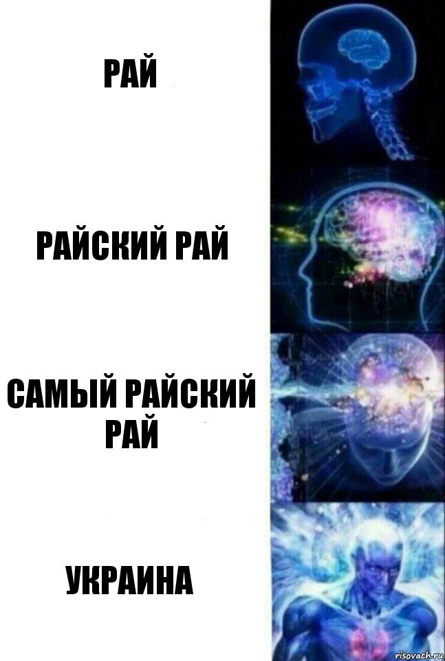 Рай Райский рай Самый райский рай Украина, Комикс  Сверхразум