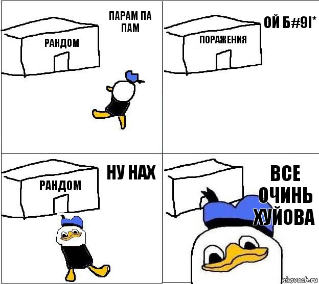 Рандом Поражения Рандом Все очинь хуйова Парам па пам Ой б#9I* Ну нах, Комикс Долан