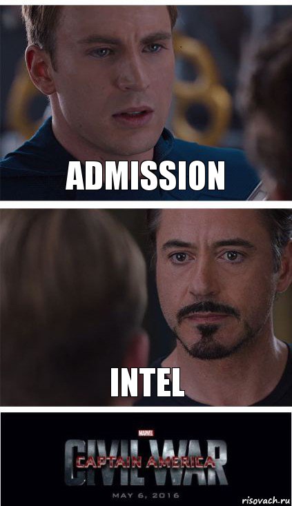 Admission Intel, Комикс   Гражданская Война