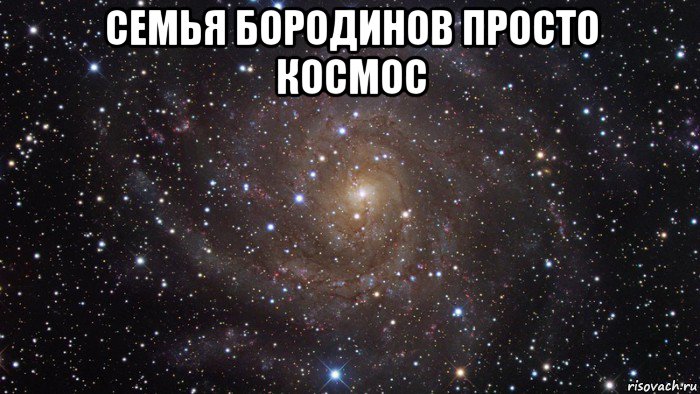 семья бородинов просто космос 