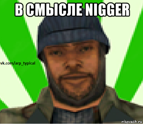 в смысле nigger , Мем Vkcomarptypical