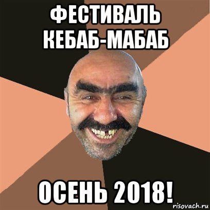 фестиваль кебаб-мабаб осень 2018!, Мем Я твой дом труба шатал