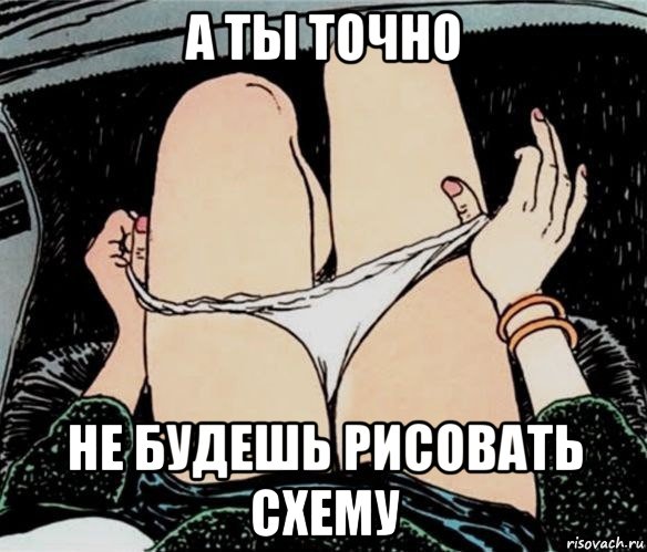 а ты точно не будешь рисовать схему, Мем А ты точно