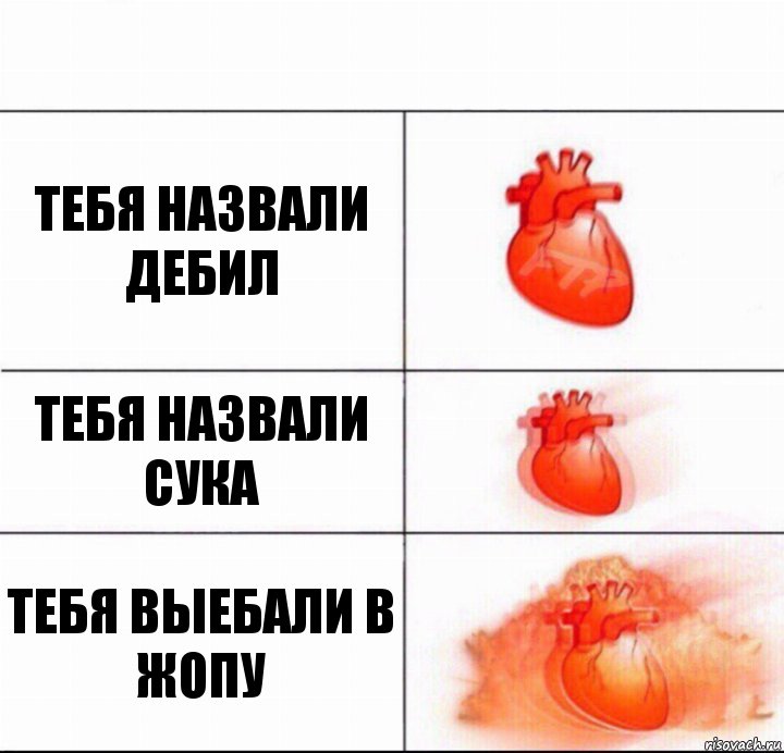 тебя назвали дебил тебя назвали сука тебя выебали в жопу, Комикс  Расширяюшее сердце