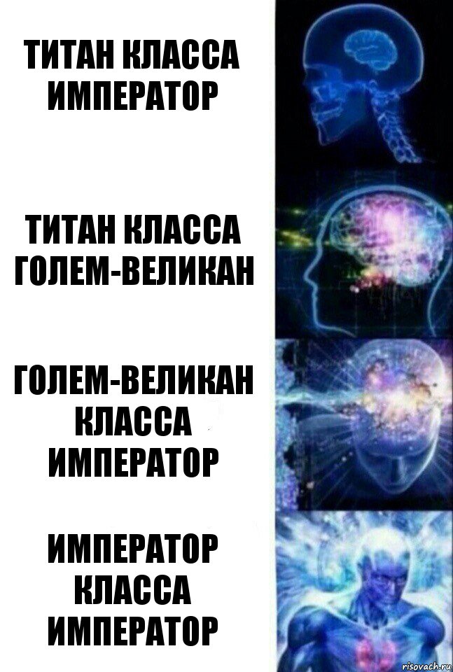 Титан класса император Титан класса голем-великан Голем-великан класса император Император класса император, Комикс  Сверхразум