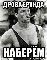 дрова ерунда наберём