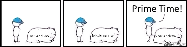 Mr.Andrew Mr.Andrew Mr.Andrew Prime Time!, Комикс   Работай