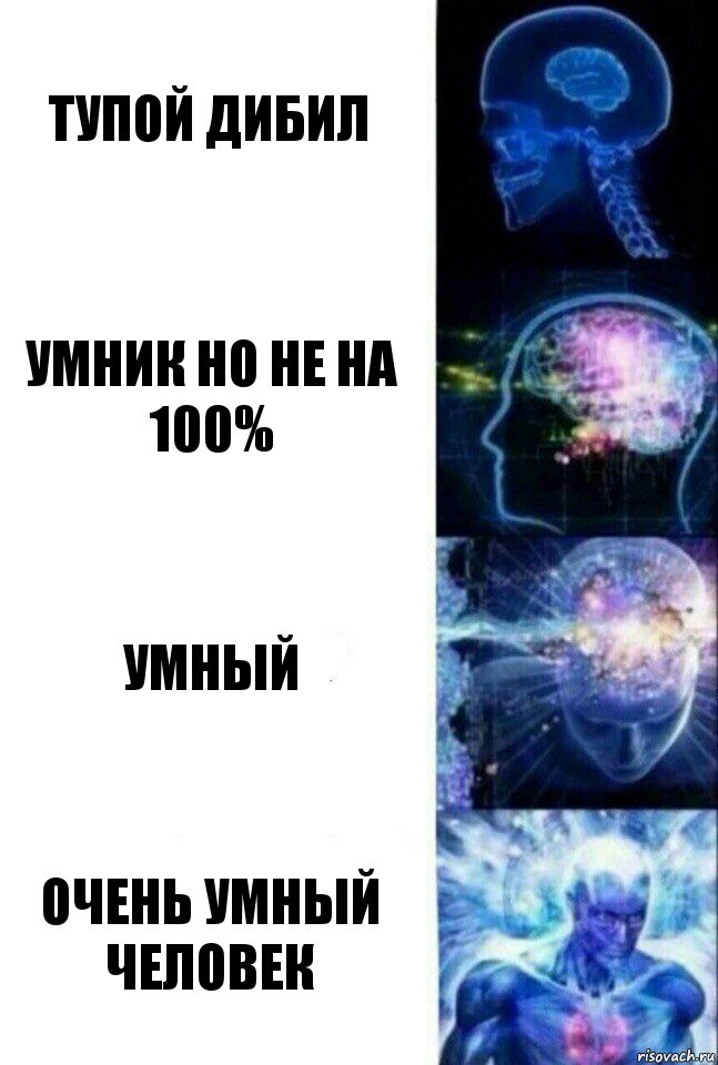 Тупой дибил Умник но не на 100% Умный Очень умный человек, Комикс  Сверхразум