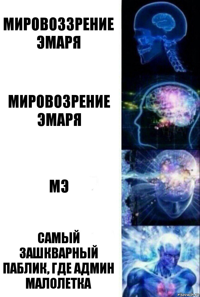 мировоззрение эмаря мировозрение эмаря мэ самый зашкварный паблик, где админ малолетка, Комикс  Сверхразум