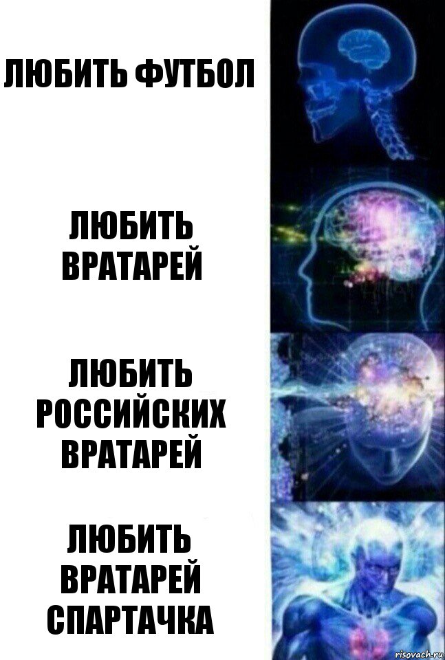 любить футбол любить вратарей любить российских вратарей любить вратарей спартачка, Комикс  Сверхразум