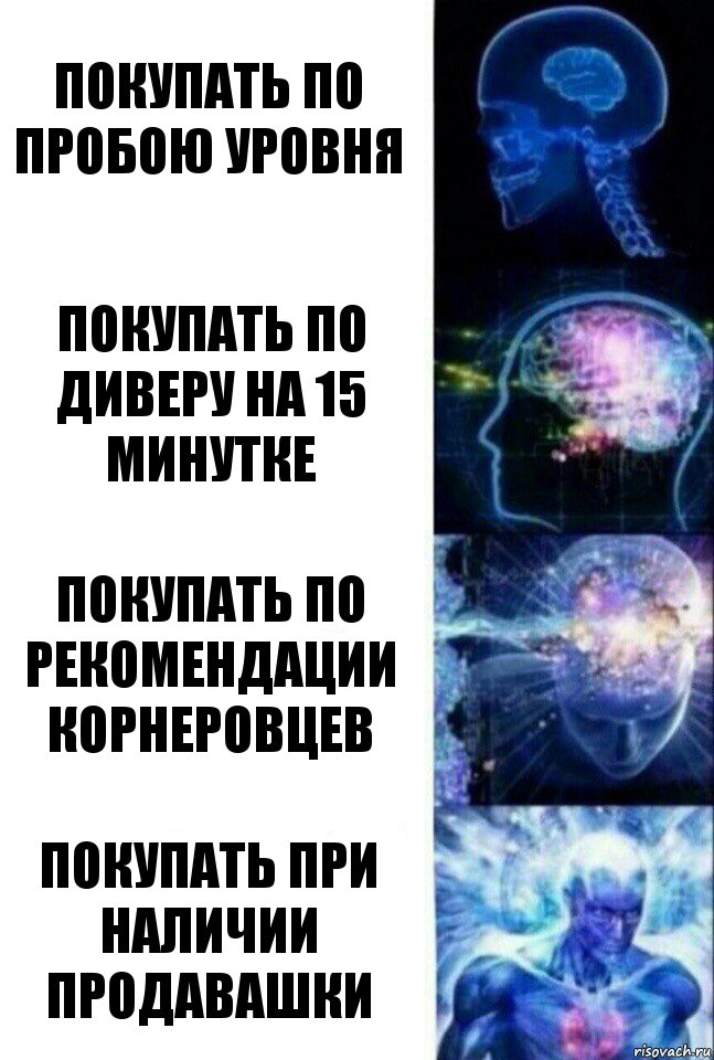 покупать по пробою уровня покупать по диверу на 15 минутке покупать по рекомендации корнеровцев покупать при наличии продавашки, Комикс  Сверхразум