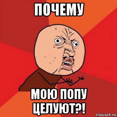 почему мою попу целуют?!, Мем Почему