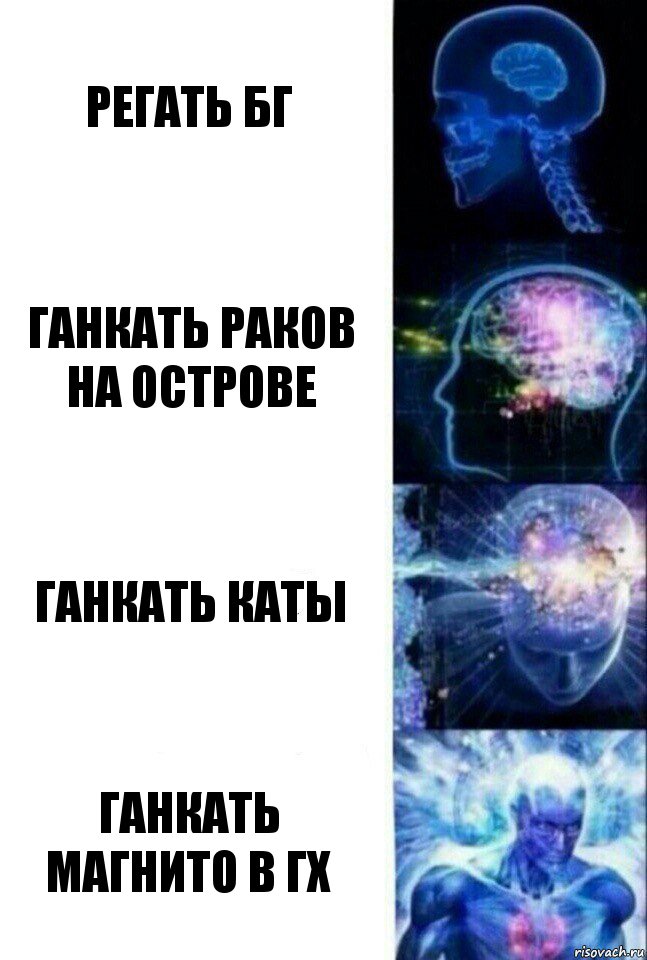 Регать бг ганкать раков на острове Ганкать каты ганкать магнито в гх, Комикс  Сверхразум