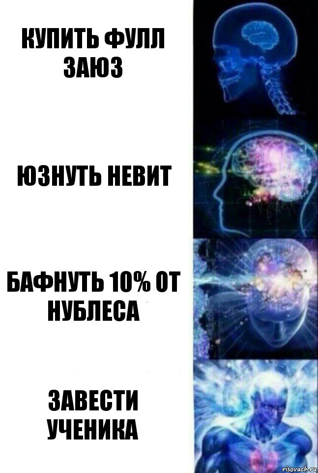 купить фулл заюз юзнуть невит бафнуть 10% от нублеса завести ученика, Комикс  Сверхразум