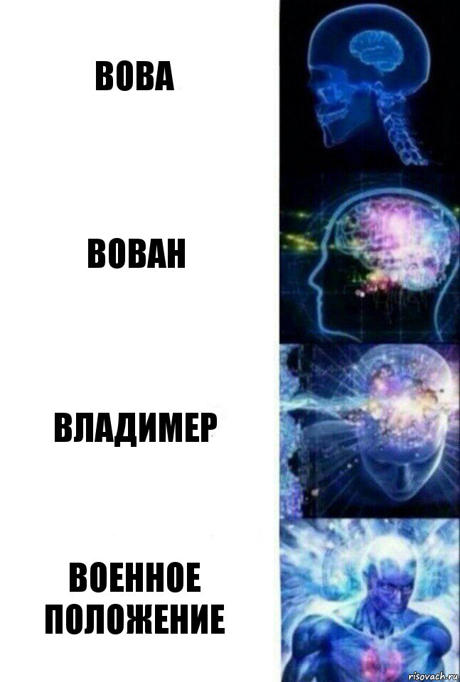 Вова Вован Владимер Военное положение, Комикс  Сверхразум