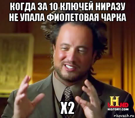 когда за 10 ключей ниразу не упала фиолетовая чарка х2, Мем Женщины (aliens)