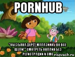 pornhub "обезъяна дерёт малазийку во все щели!" смотреть онлайн без регистрации и смс, Мем Даша следопыт