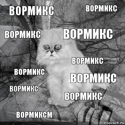 Вормикс Вормикс Вормикс Вормиксм Вормикс Вормикс Вормикс Вормикс Вормикс Вормикс, Комикс  кот безысходность