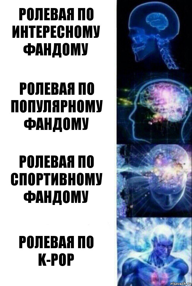 Ролевая по интересному фандому Ролевая по популярному фандому Ролевая по спортивному фандому Ролевая по K-POP, Комикс  Сверхразум