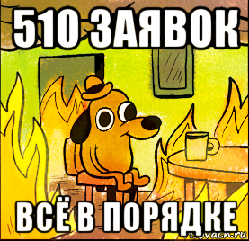 Я горю домой. Мем я в порядке в огне. Пес в горящем доме. Всё в порядке Мем с собакой.