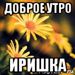 С добрым утром ириша картинки