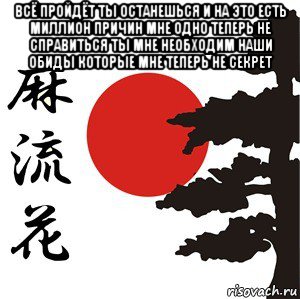 всё пройдёт ты останешься и на это есть миллион причин мне одно теперь не справиться ты мне необходим наши обиды которые мне теперь не секрет , Мем Хокку